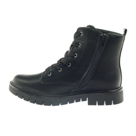 American Club Bottes d'hiver américaines super Workers le noir jaune rouge 2