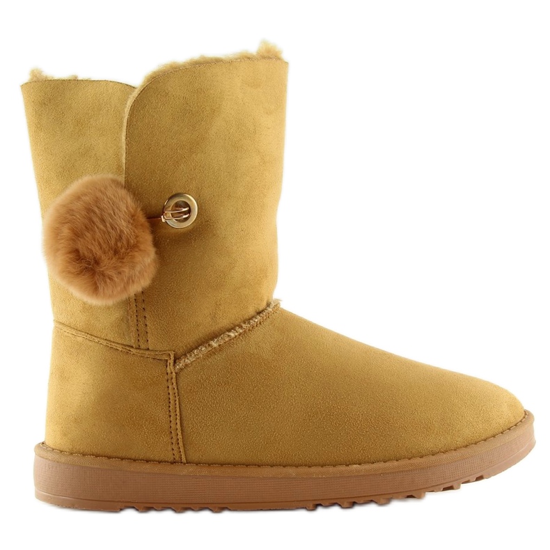 Emusy avec pompon camel SP04P camel brun 2