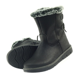 American Club Bottes hautes américaines d'hiver avec de l'étain noir 5