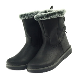 American Club Bottes hautes américaines d'hiver avec de l'étain noir 3