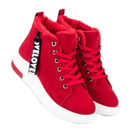 Baskets chaudes rouge 6