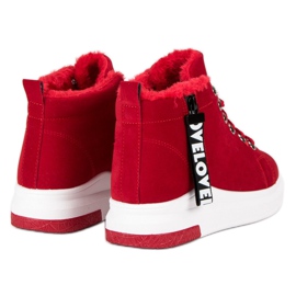 Baskets chaudes rouge 4