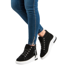 Baskets chaudes le noir 2