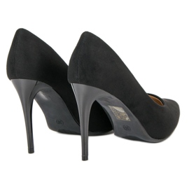 Talons en daim le noir 5