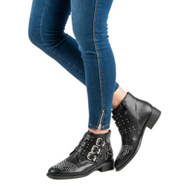 Bestelle Bottes de rock le noir 1 Bestelle Bottes de rock le noir 1