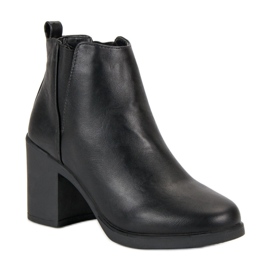 Talons hauts confortables le noir 2
