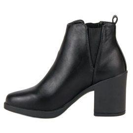 Talons hauts confortables le noir 3