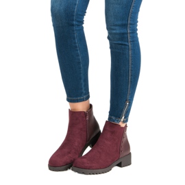 Lovery Bottes décontractées rouge 1