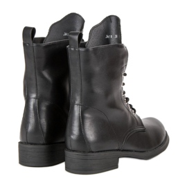 Sixth Sense Bottes de travail en daim le noir 4
