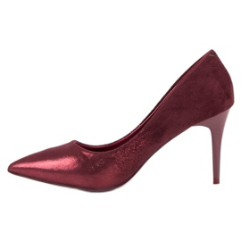 Nio Nio Talons hauts élégants rouge 1