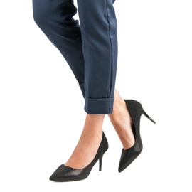 Nio Nio Talons hauts élégants noir 1