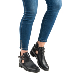 Bottes de mode noires 1