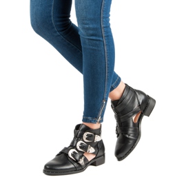 Bottes élégantes pour femmes noir 1