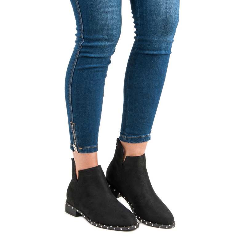 Bottines à fermeture éclair VICES noir 2