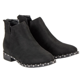 Bottines à fermeture éclair VICES noir 1