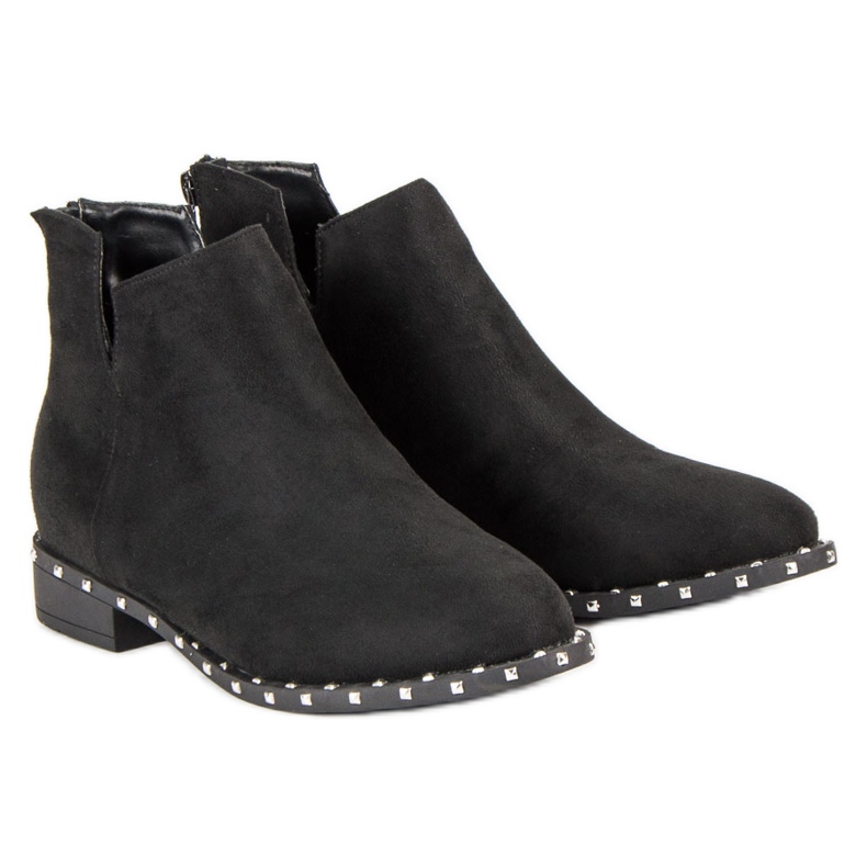 Bottines à fermeture éclair VICES noir 1