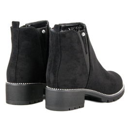 Bottines Chelsea en daim vices le noir 5
