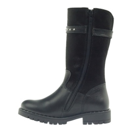 Bottes noires sur fourrure Ren But 3309 2
