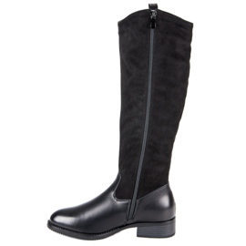 Bottes noires classiques le noir 4