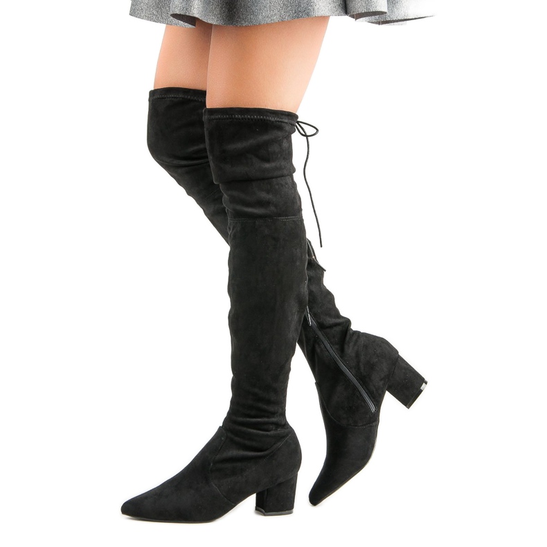 Vices Cuissardes Noires En Spitz 2