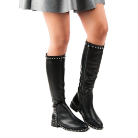 Bottes rock VICES noir 2