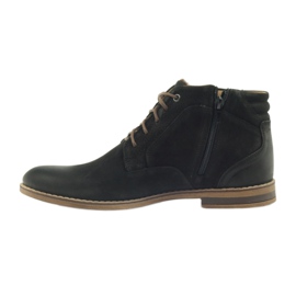 Bottes Riko Jodhpur bottes chaussures pour hommes avec fermeture éclair le noir 2