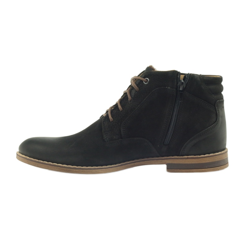 Bottes Riko Jodhpur bottes chaussures pour hommes avec fermeture éclair noir 2