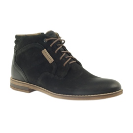 Bottes Riko Jodhpur bottes chaussures pour hommes avec fermeture éclair le noir 1