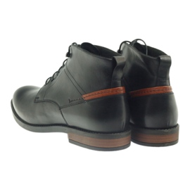 Bottines noires Pilpol 6030 nouées 5