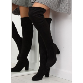 Bottines noires à talons PE187P le noir 3