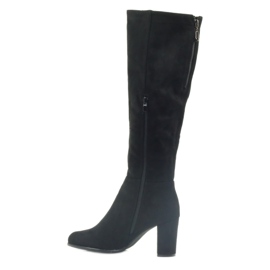 Bottines sur le poteau Sergio leone noir 2