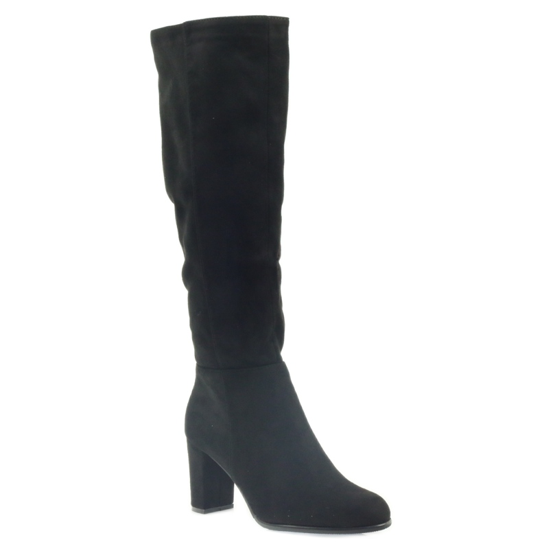 Bottines sur le poteau Sergio leone noir 1