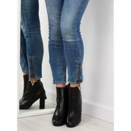 Bottines noires à talons Y23P noir le noir 9
