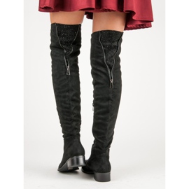 Seastar Cuissardes en daim noir le noir 6