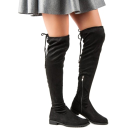 Bello Star Bottes noires au-dessus du genou 1