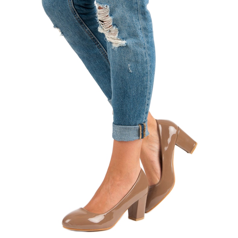 Escarpins kaki vert 1