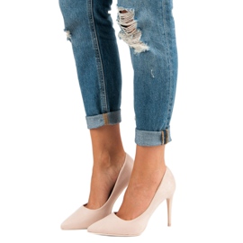 Talons en daim brun 6