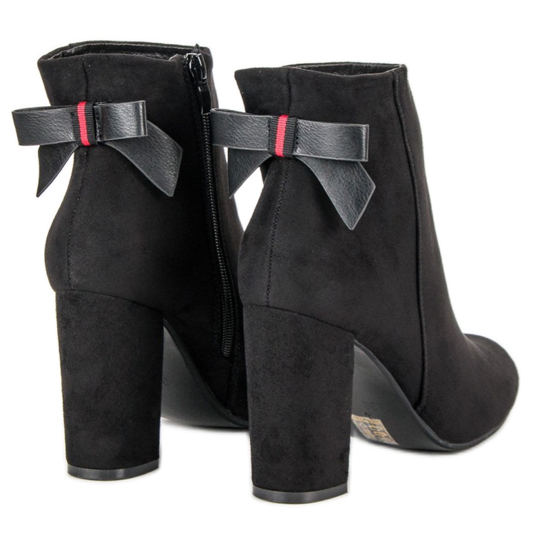 Ideal Shoes Bottes noires élégantes 1
