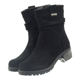 Bottines Filippo en daim noir 3