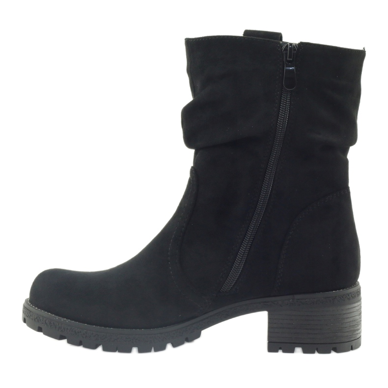 Bottines Filippo en daim noir le noir 2