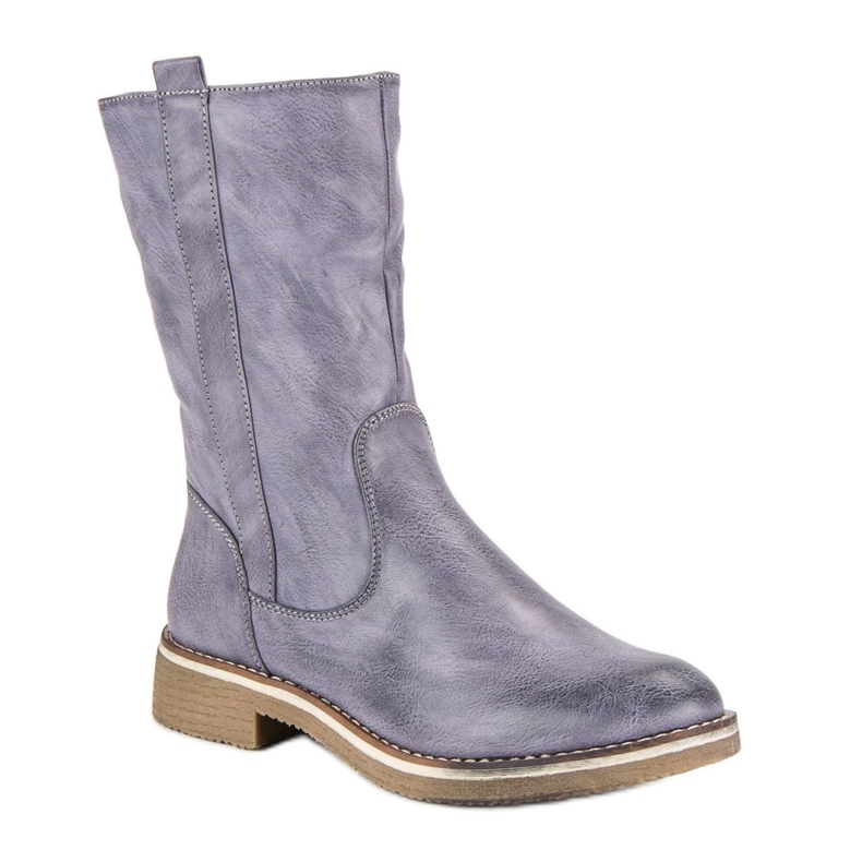 SDS Bottes hautes bleu 1