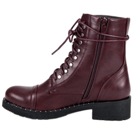 Diamantique Travailleurs marrons rouge 1