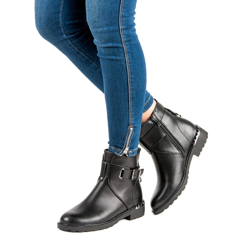 Groto Gogo Bottes de travail confortables le noir 1