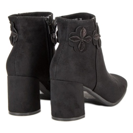 Kylie Bottes noires en daim le noir 6