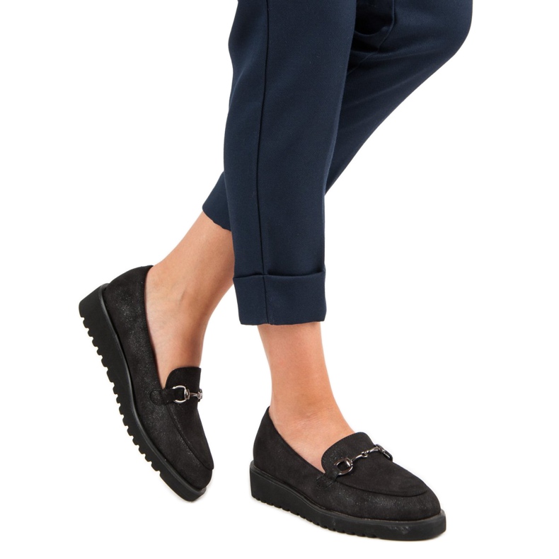 Kylie Mocassins élégants noir 1