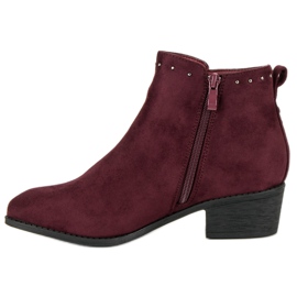 Nio Nio Bottes bordeaux rouge 4
