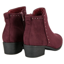 Nio Nio Bottes bordeaux rouge 5