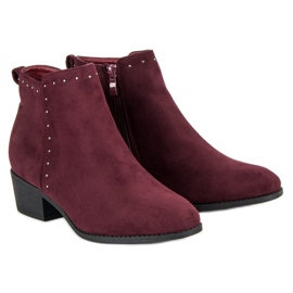 Nio Nio Bottes bordeaux rouge 6