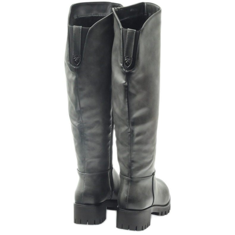 M.Daszyński Bottes à fond épais Daszyński MR1813 gris 4