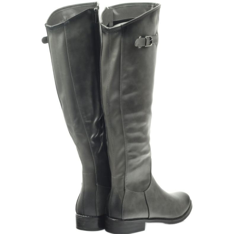 M.Daszyński Bottes Officiers Daszyński SA131 gris 4